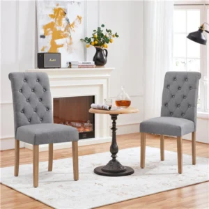 Dining Chairs Set of 6 Fabric Upholstered Dining Chairs