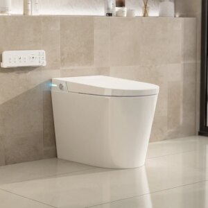 Fitro H2 Compact Smart Bidet Toilet with Automatic Flushing and UV Sterilization