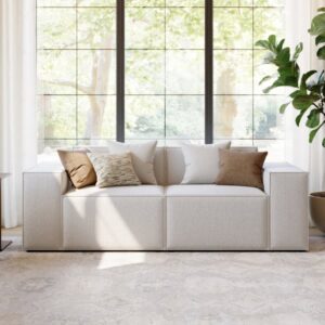87" 2-Piece Modular Anti-scratch Performance Velvet Sectional